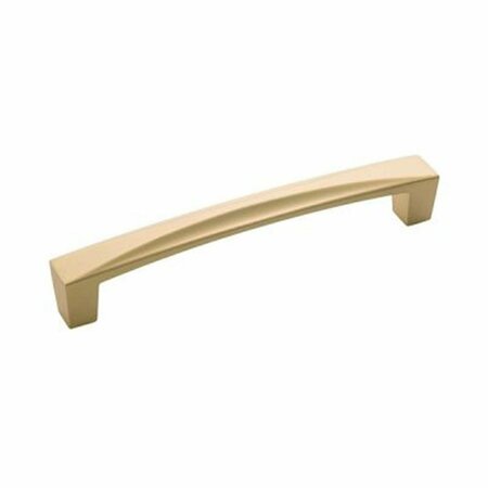 BELWITH PRODUCTS 128 mm Centre to Centre Square Pull, Flat Ultra Brass BWH076131 FUB
